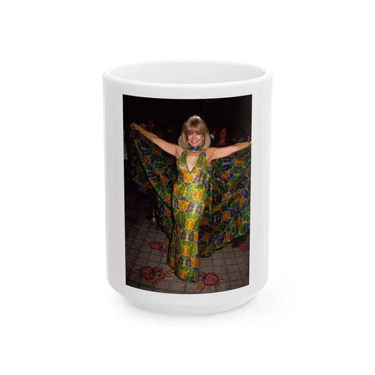 Terry Moore #247 (Vintage Female Icon) White Coffee Mug 15oz - Go Mug Yourself