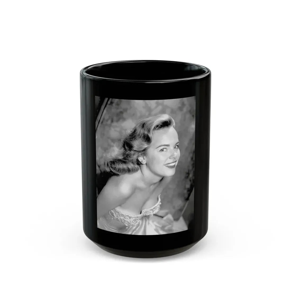 Terry Moore #248 (Vintage Female Icon) Black Coffee Mug 15oz - Go Mug Yourself