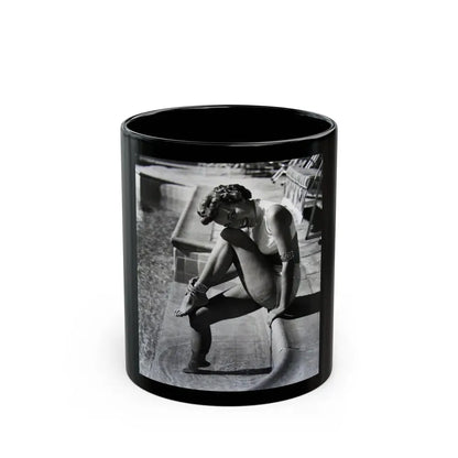 Terry Moore #249 (Vintage Female Icon) Black Coffee Mug 11oz - Go Mug Yourself