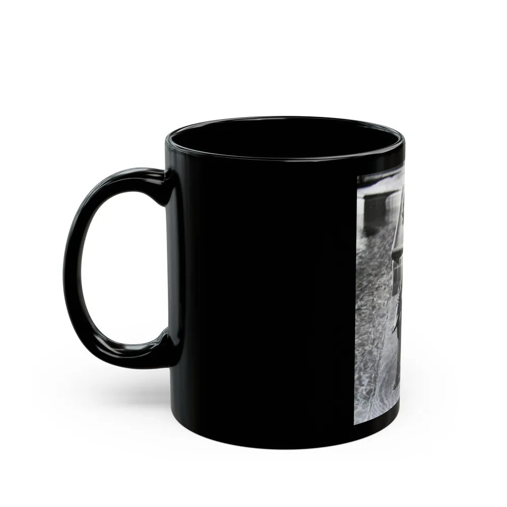 Terry Moore #249 (Vintage Female Icon) Black Coffee Mug-Go Mug Yourself