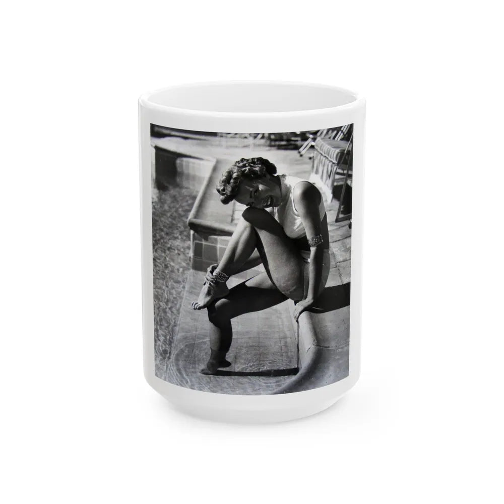 Terry Moore #249 (Vintage Female Icon) White Coffee Mug-15oz-Go Mug Yourself