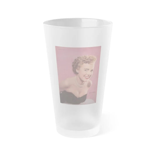 Terry Moore #250 (Vintage Female Icon) Frosted Pint Glass 16oz-16oz-Frosted-Go Mug Yourself