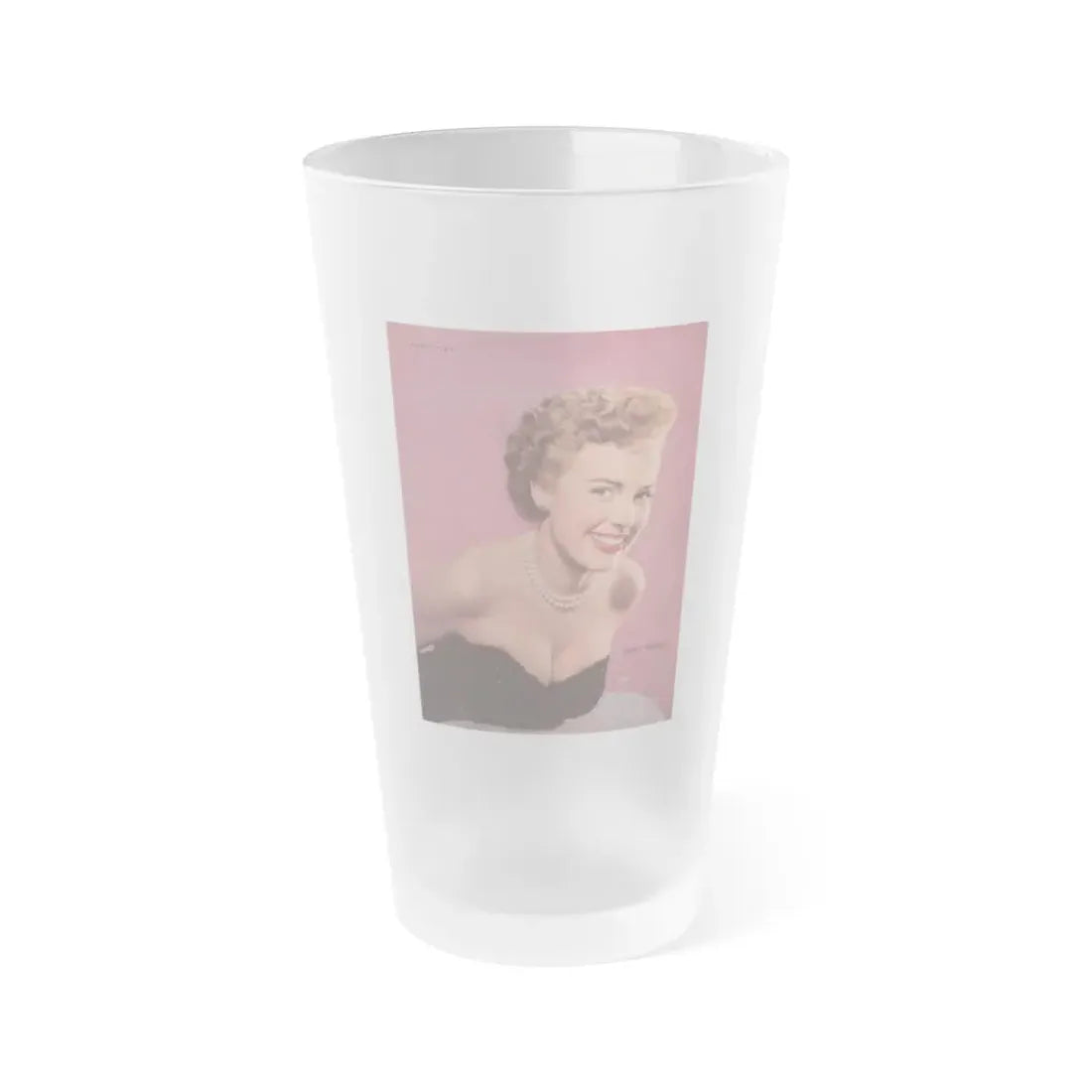 Terry Moore #250 (Vintage Female Icon) Frosted Pint Glass 16oz 16oz Frosted - Go Mug Yourself