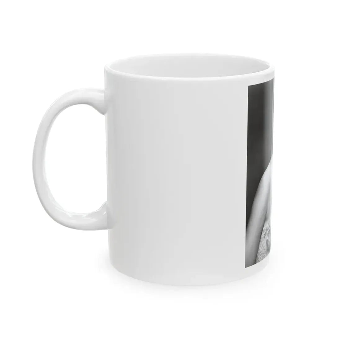 Terry Moore #255 Vintage &W 8x10 1953 Head & Shoulder Upper Body Glamour Photo (Vintage Female Icon) White Coffee Mug - Go Mug Yourself