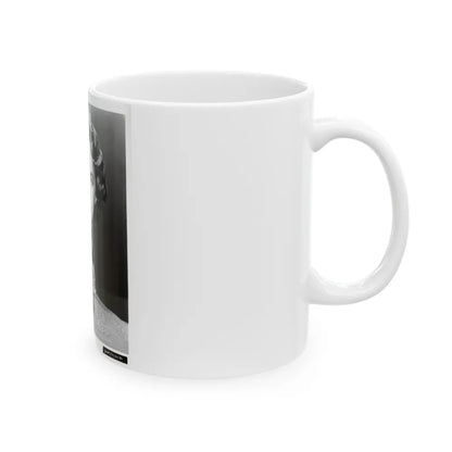 Terry Moore #255 Vintage &W 8x10 1953 Head & Shoulder Upper Body Glamour Photo (Vintage Female Icon) White Coffee Mug-Go Mug Yourself