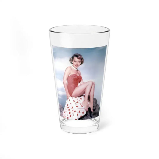 Terry Moore #256 - Color Full Body Swimsuit Barefoot Photo4 (Vintage Female Icon) Pint Glass 16oz 16oz - Go Mug Yourself