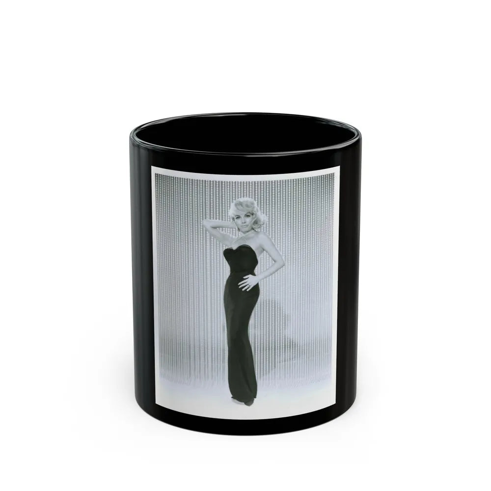 Terry Moore #262 (Vintage Female Icon) Black Coffee Mug-11oz-Go Mug Yourself