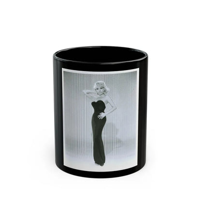 Terry Moore #262 (Vintage Female Icon) Black Coffee Mug-11oz-Go Mug Yourself