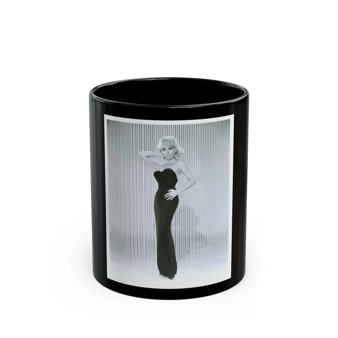 Terry Moore #262 (Vintage Female Icon) Black Coffee Mug 11oz - Go Mug Yourself