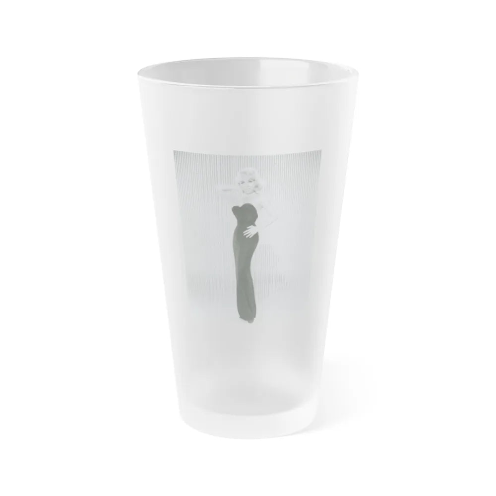 Terry Moore #262 (Vintage Female Icon) Frosted Pint Glass 16oz-16oz-Frosted-Go Mug Yourself