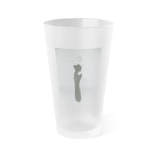 Terry Moore #262 (Vintage Female Icon) Frosted Pint Glass 16oz-16oz-Frosted-Go Mug Yourself