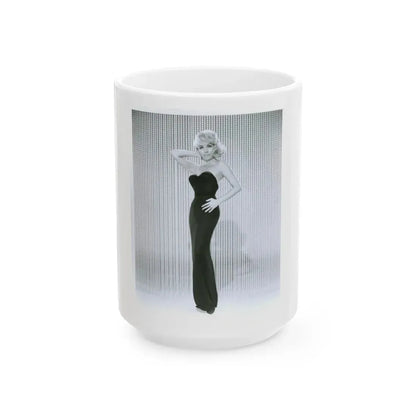 Terry Moore #262 (Vintage Female Icon) White Coffee Mug 15oz - Go Mug Yourself