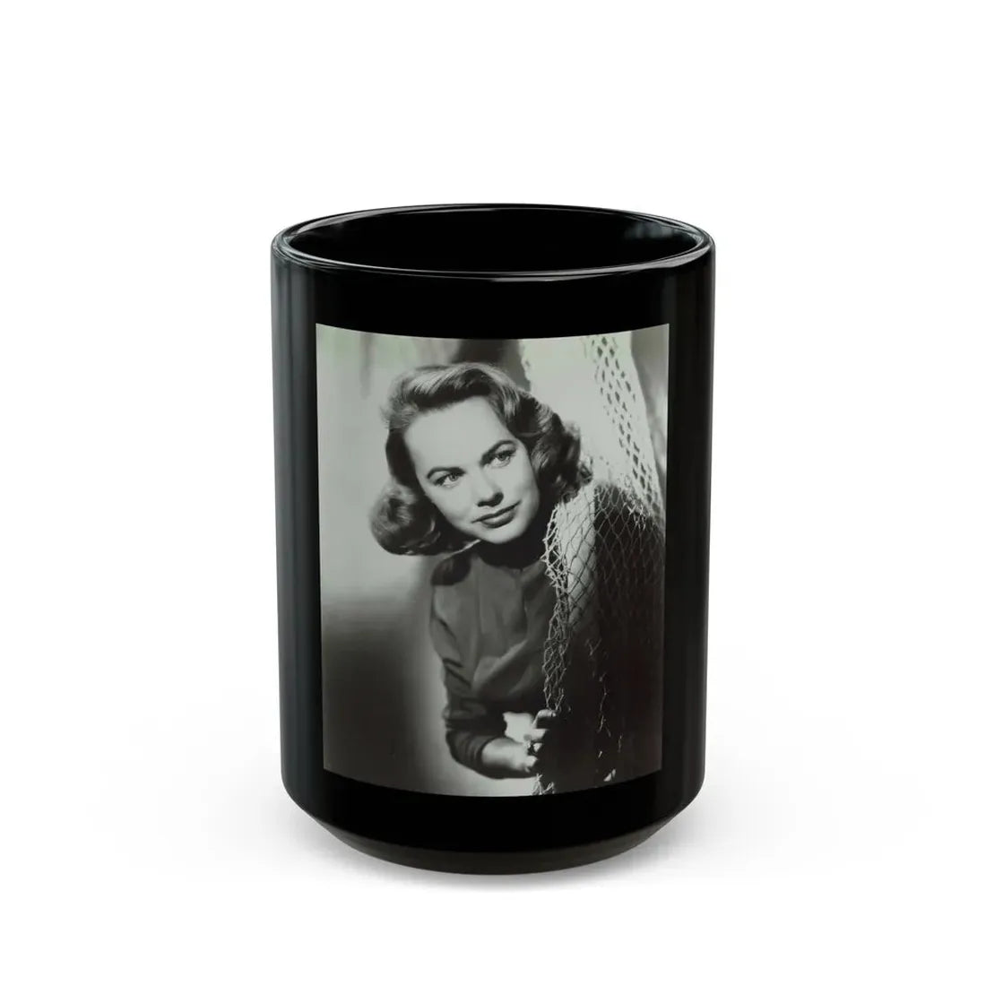 Terry Moore #266 (Vintage Female Icon) Black Coffee Mug 15oz - Go Mug Yourself