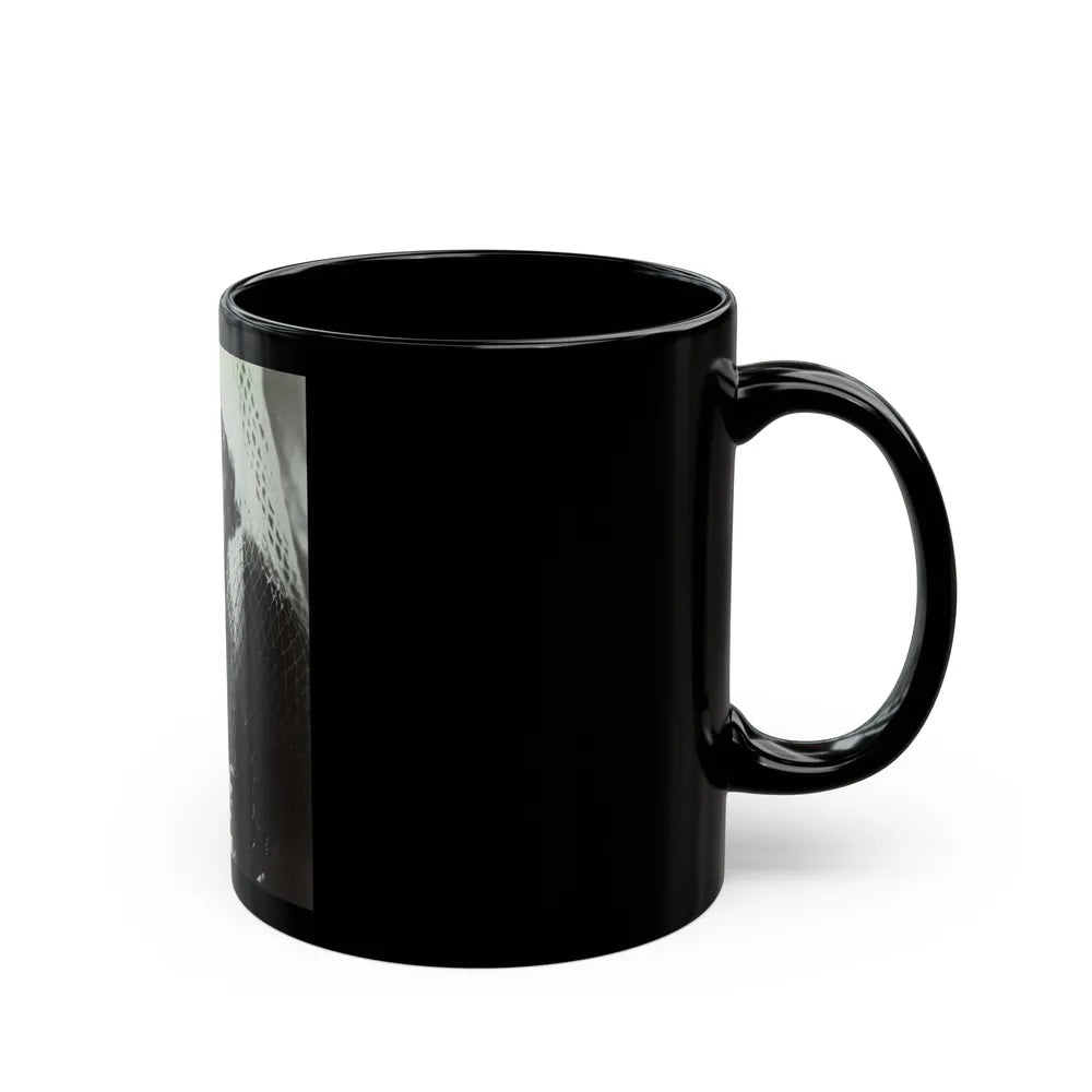 Terry Moore #266 (Vintage Female Icon) Black Coffee Mug-Go Mug Yourself