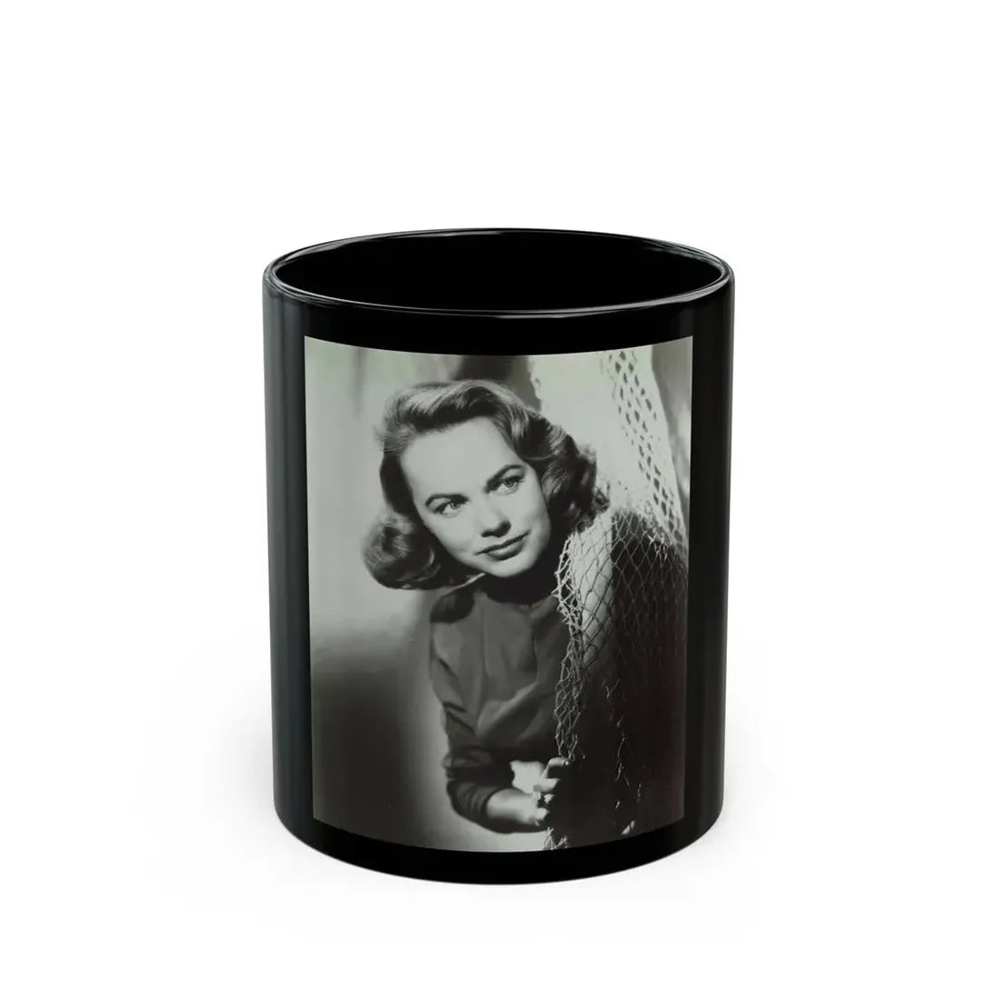 Terry Moore #2661 (Vintage Female Icon) Black Coffee Mug 11oz - Go Mug Yourself