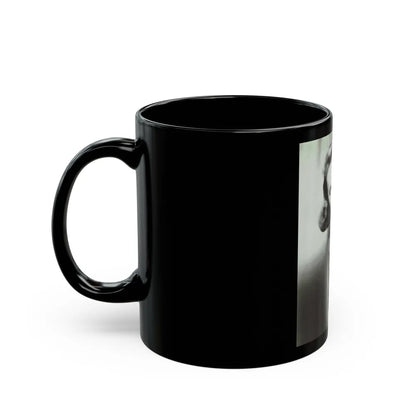 Terry Moore #2661 (Vintage Female Icon) Black Coffee Mug-Go Mug Yourself