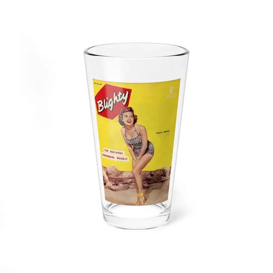 Terry Moore #267 - Mag. Cover (Vintage Female Icon) Pint Glass 16oz 16oz - Go Mug Yourself