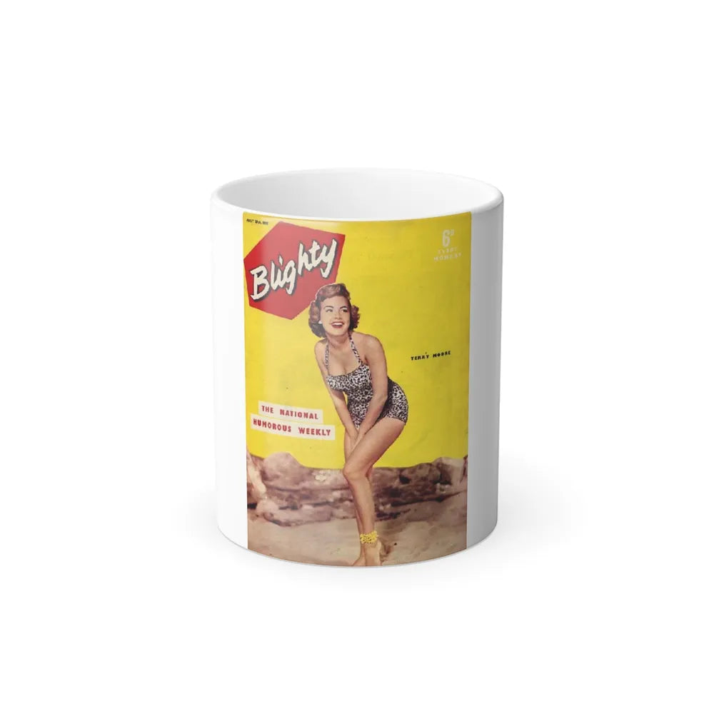 Terry Moore #267 - Mag. Cover (Vintage Female Icons) Color Changing Mug 11oz-11oz-Go Mug Yourself