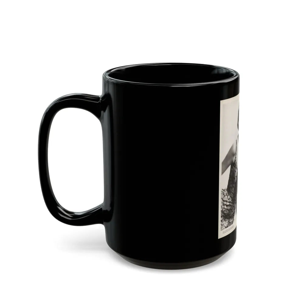 Terry Moore #271 (Vintage Female Icon) Black Coffee Mug-Go Mug Yourself