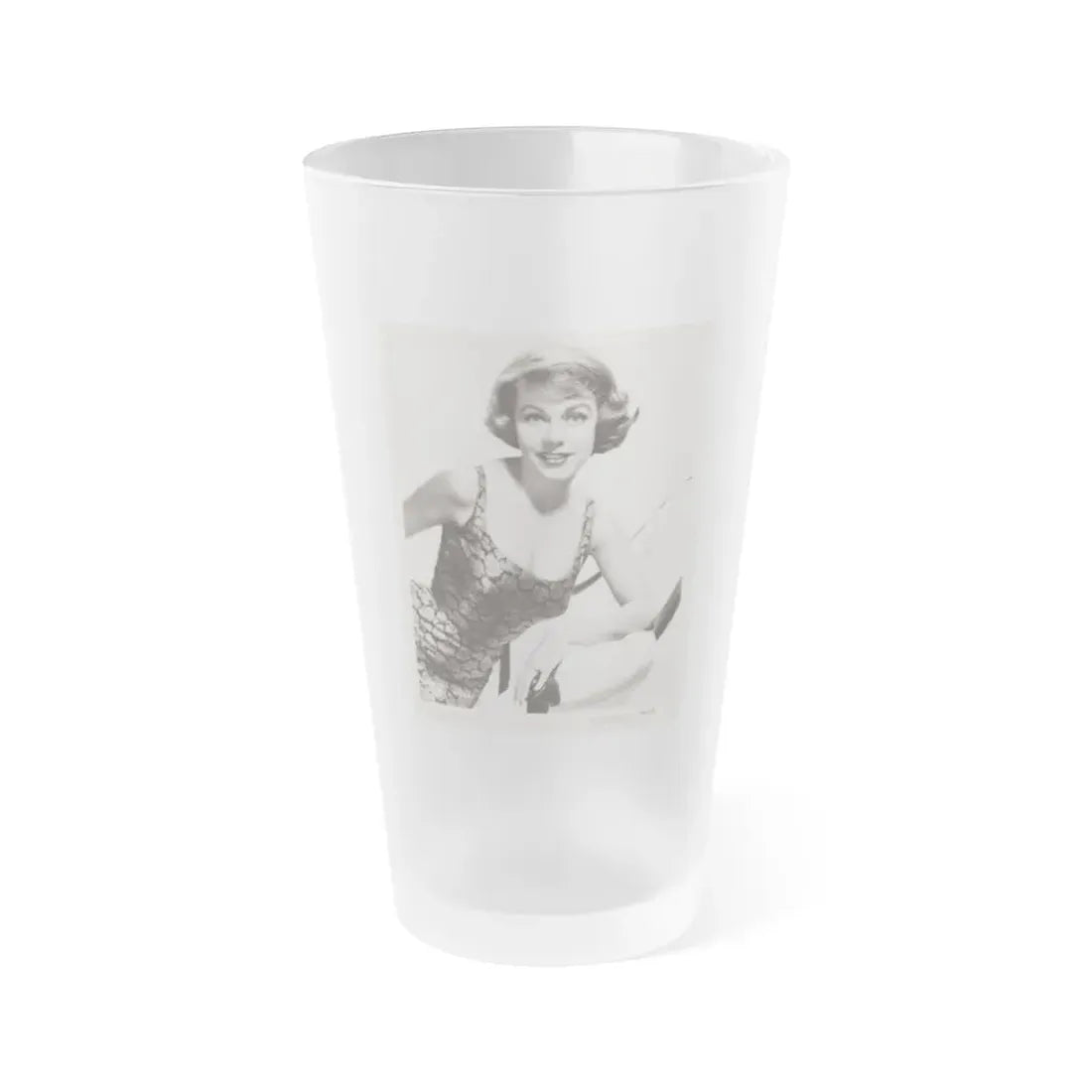 Terry Moore #271 (Vintage Female Icon) Frosted Pint Glass 16oz 16oz Frosted - Go Mug Yourself