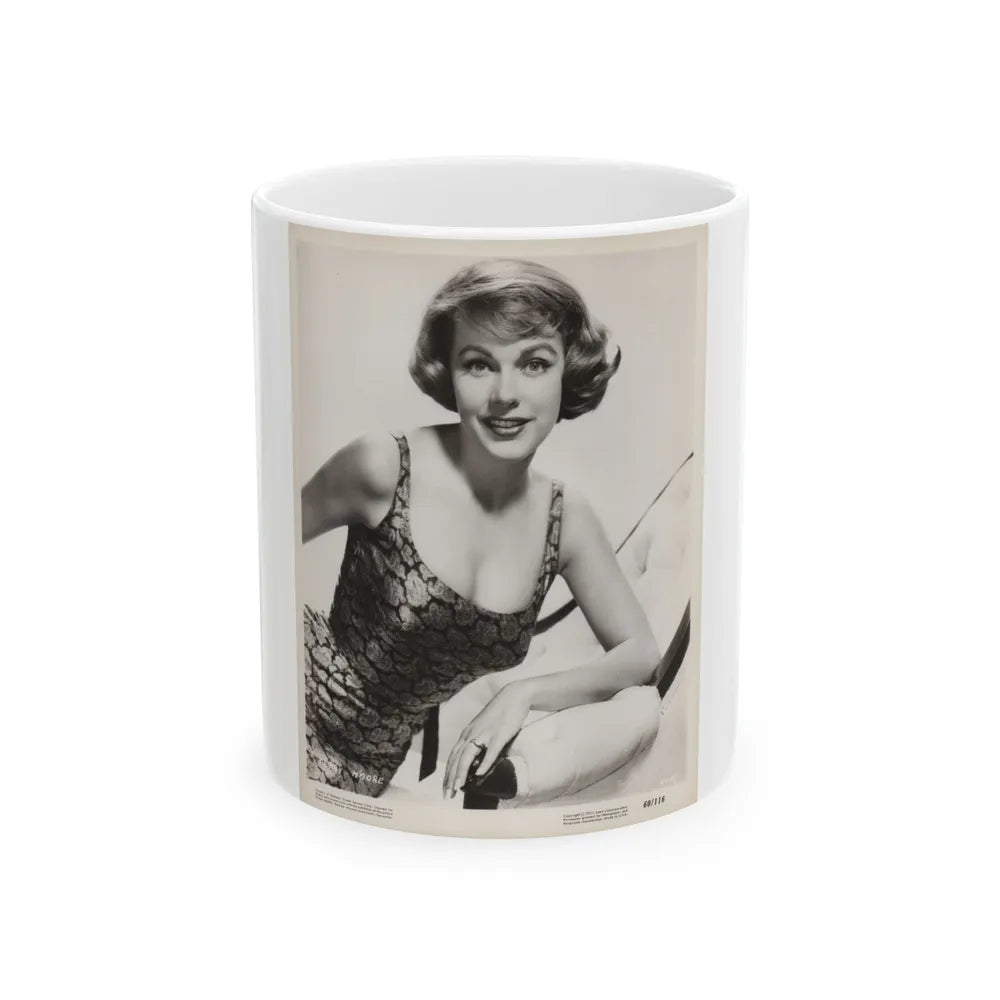 Terry Moore #271 (Vintage Female Icon) White Coffee Mug-11oz-Go Mug Yourself