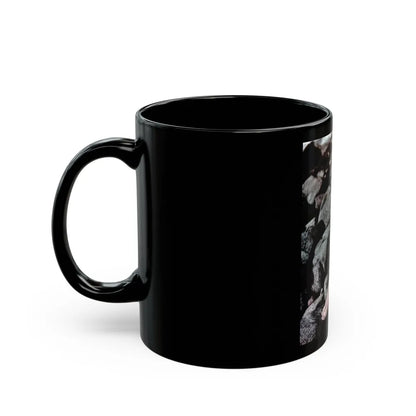 Terry Moore #279 (Vintage Female Icon) Black Coffee Mug-Go Mug Yourself