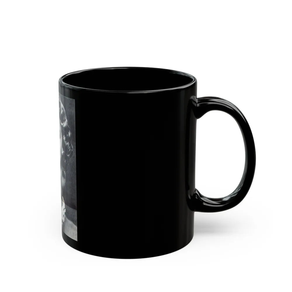 Terry Moore #280 (Vintage Female Icon) Black Coffee Mug-Go Mug Yourself