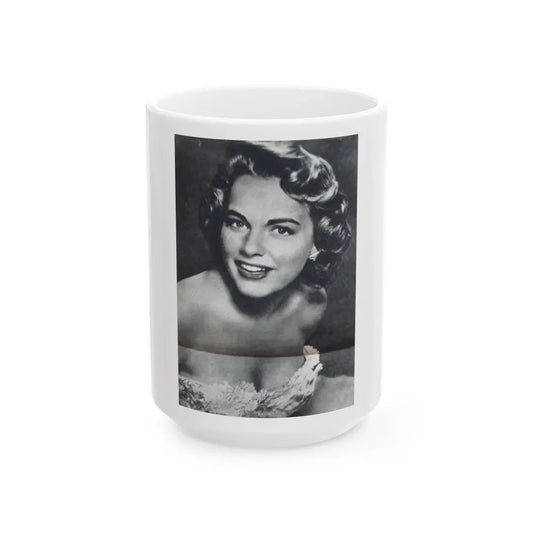 Terry Moore #280 (Vintage Female Icon) White Coffee Mug 15oz - Go Mug Yourself