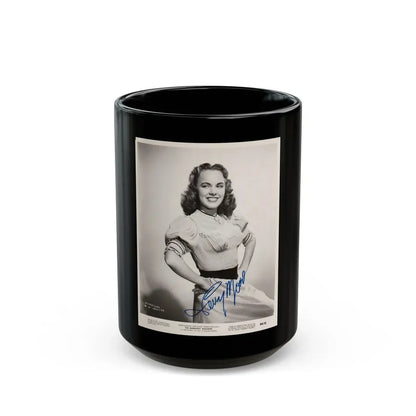 Terry Moore #294 (Vintage Female Icon) Black Coffee Mug 15oz - Go Mug Yourself