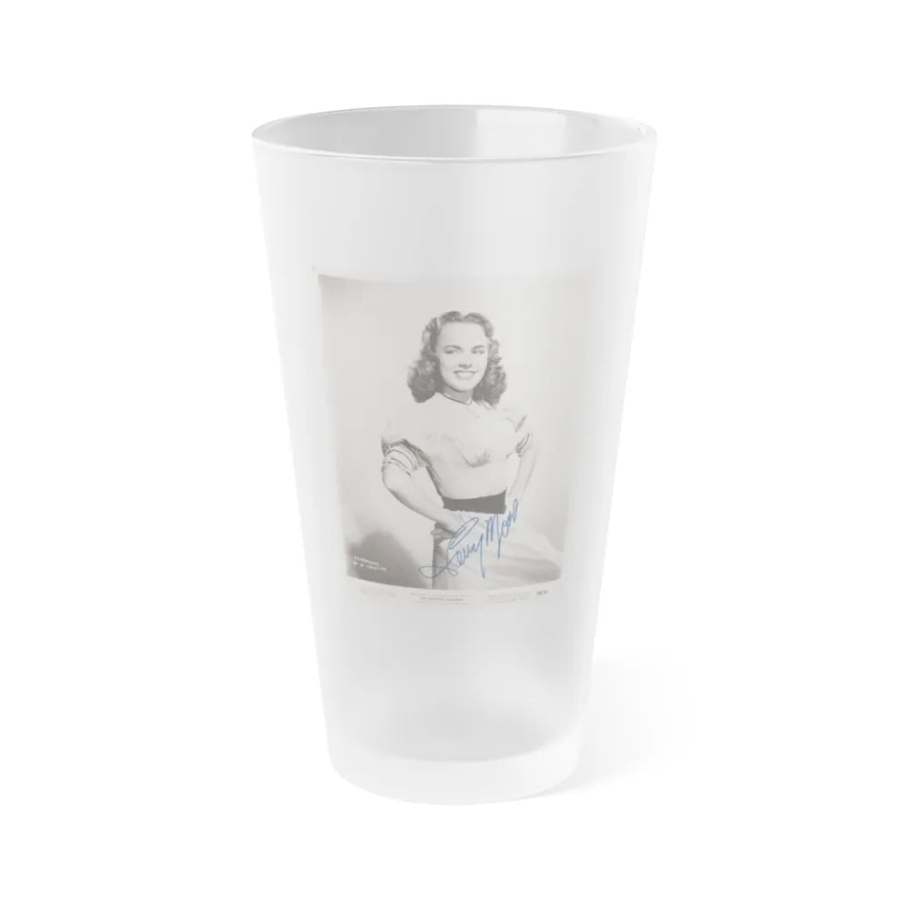 Terry Moore #294 (Vintage Female Icon) Frosted Pint Glass 16oz-16oz-Frosted-Go Mug Yourself