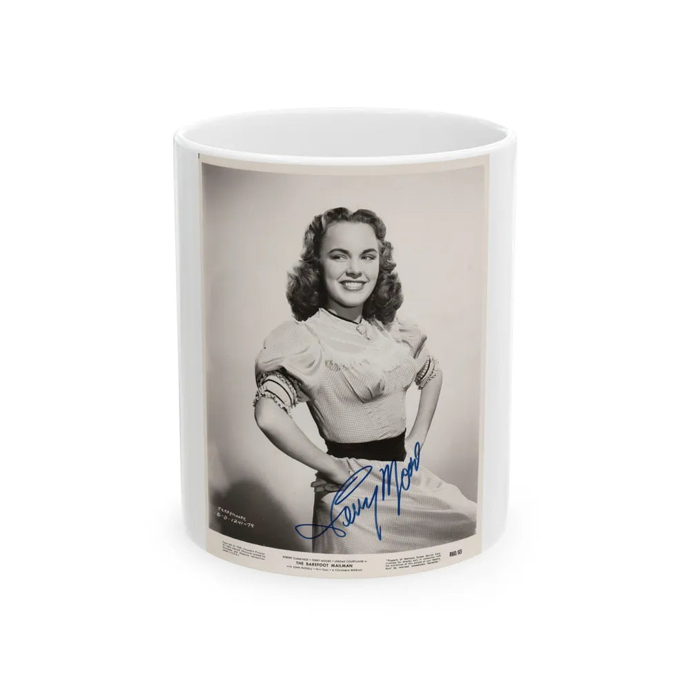 Terry Moore #294 (Vintage Female Icon) White Coffee Mug-11oz-Go Mug Yourself