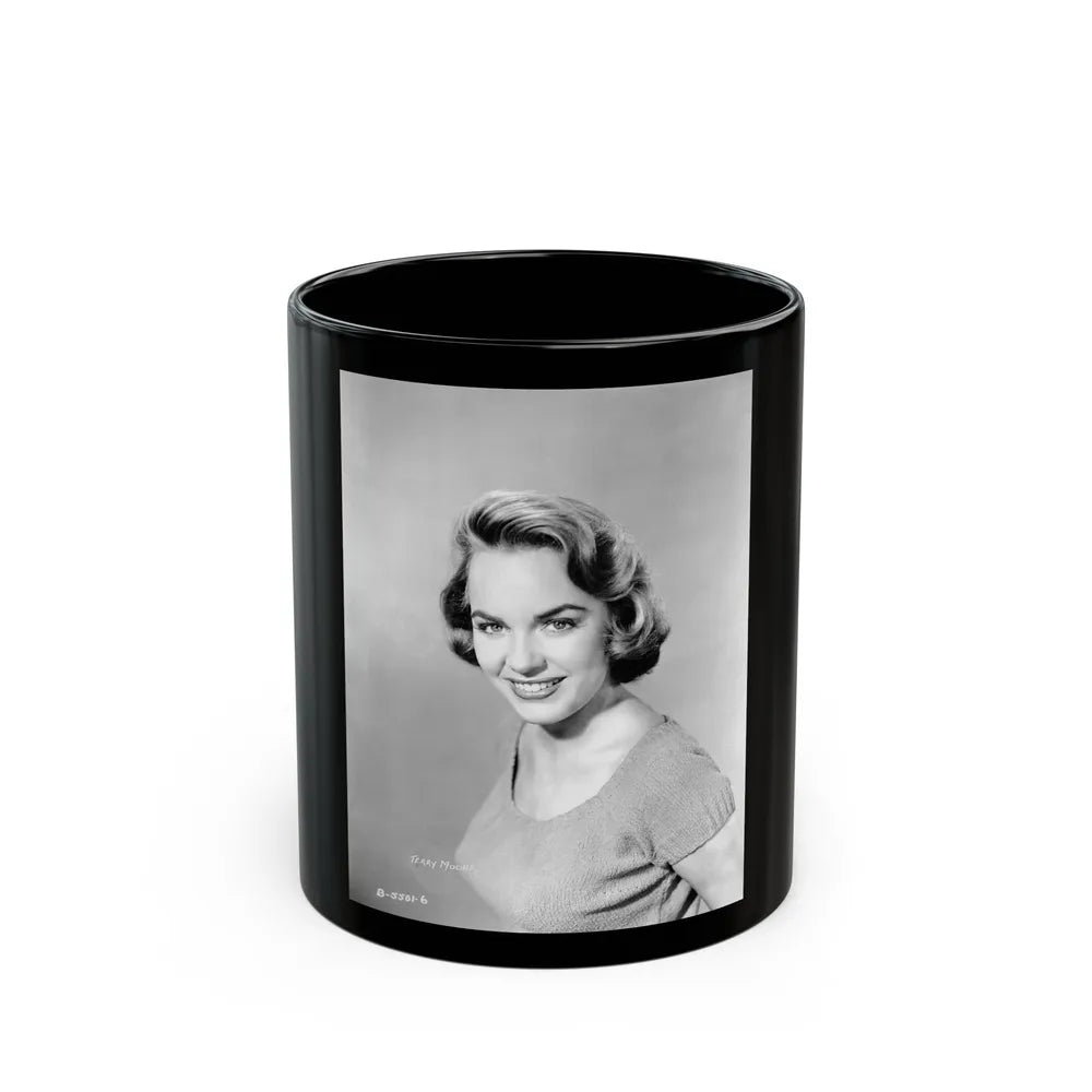 Terry Moore #295 (Vintage Female Icon) Black Coffee Mug-11oz-Go Mug Yourself