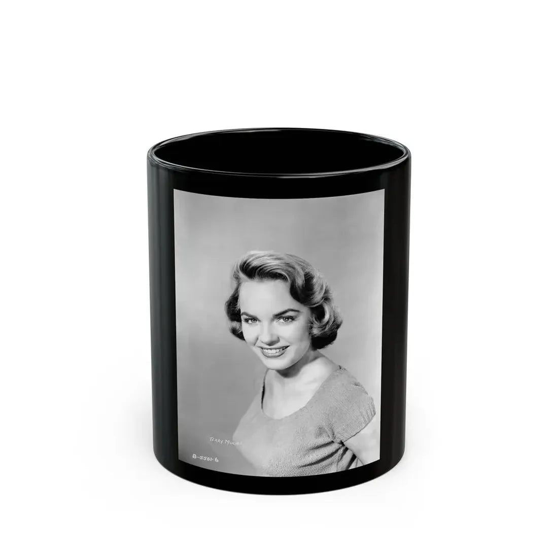 Terry Moore #295 (Vintage Female Icon) Black Coffee Mug 11oz - Go Mug Yourself