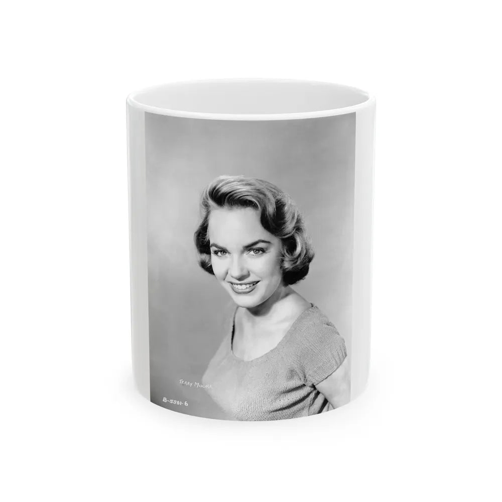 Terry Moore #295 (Vintage Female Icon) White Coffee Mug-11oz-Go Mug Yourself