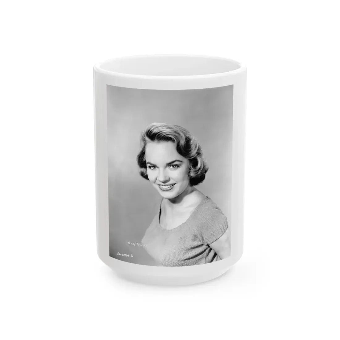 Terry Moore #295 (Vintage Female Icon) White Coffee Mug 15oz - Go Mug Yourself