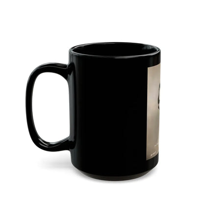 Terry Moore #2951 (Vintage Female Icon) Black Coffee Mug-Go Mug Yourself