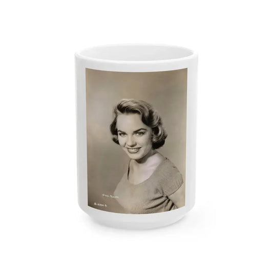 Terry Moore #2951 (Vintage Female Icon) White Coffee Mug 15oz - Go Mug Yourself