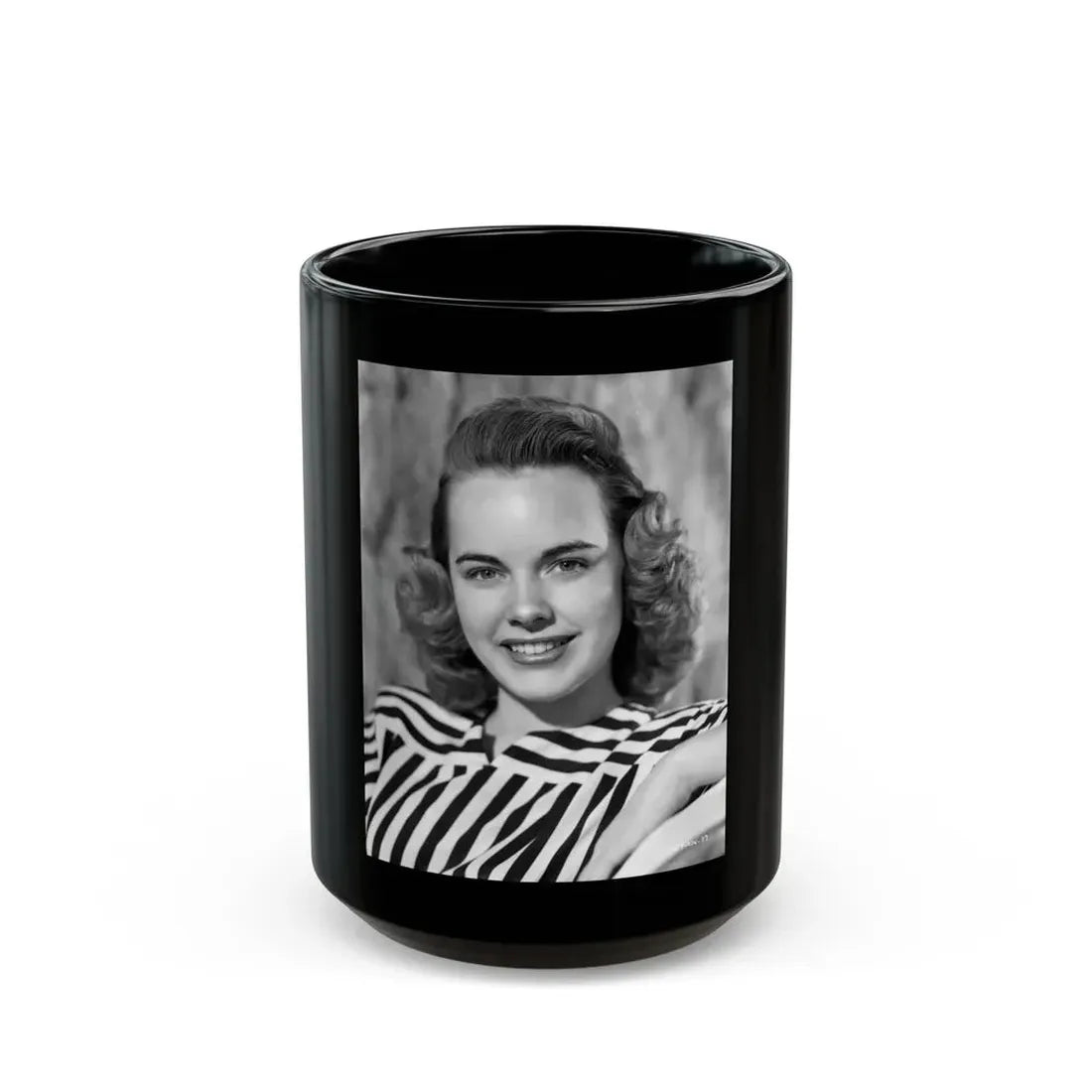 Terry Moore #297 (Vintage Female Icon) Black Coffee Mug 15oz - Go Mug Yourself
