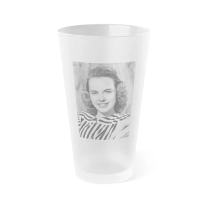 Terry Moore #297 (Vintage Female Icon) Frosted Pint Glass 16oz-16oz-Frosted-Go Mug Yourself