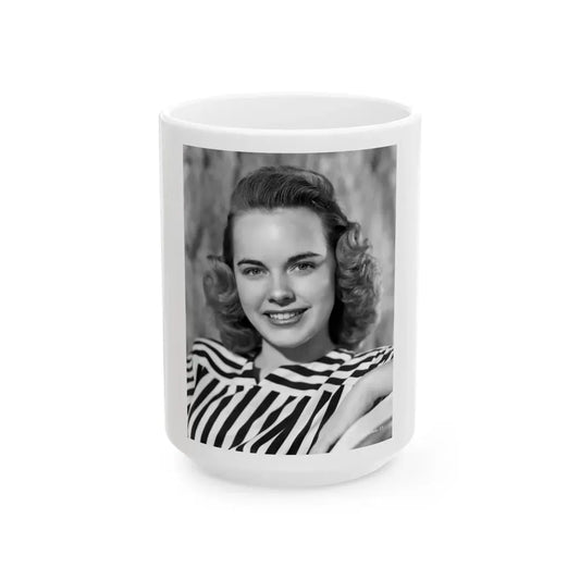 Terry Moore #297 (Vintage Female Icon) White Coffee Mug 15oz - Go Mug Yourself
