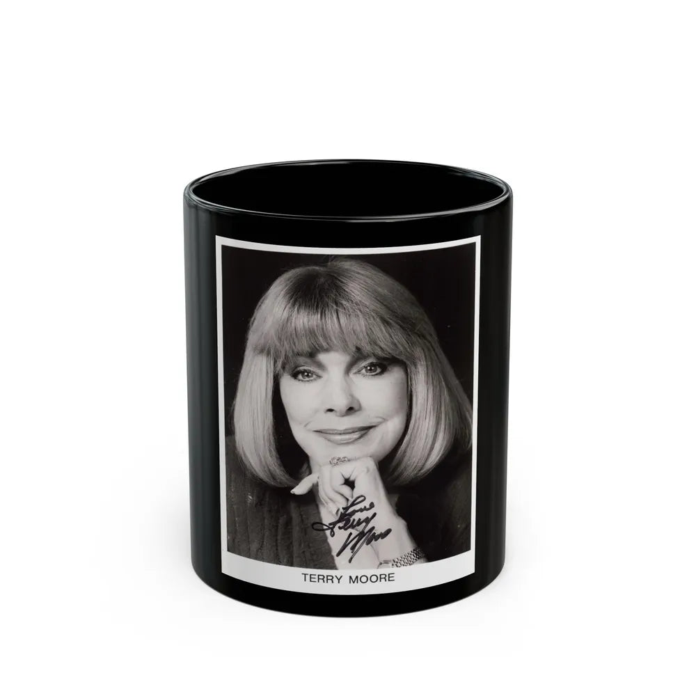 Terry Moore #30 (Vintage Female Icon) Black Coffee Mug-11oz-Go Mug Yourself