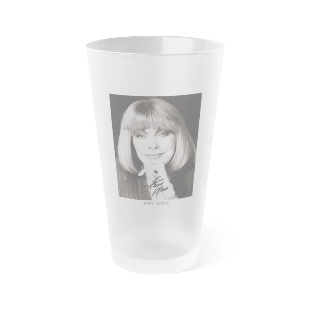 Terry Moore #30 (Vintage Female Icon) Frosted Pint Glass 16oz-16oz-Frosted-Go Mug Yourself