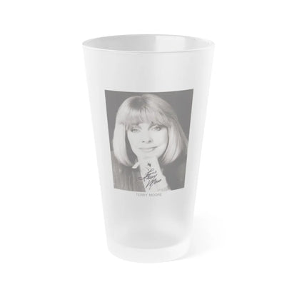 Terry Moore #30 (Vintage Female Icon) Frosted Pint Glass 16oz-16oz-Frosted-Go Mug Yourself