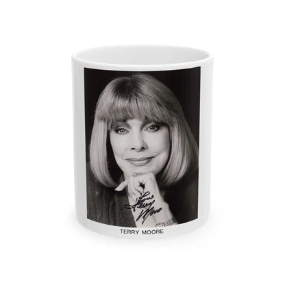 Terry Moore #30 (Vintage Female Icon) White Coffee Mug-11oz-Go Mug Yourself