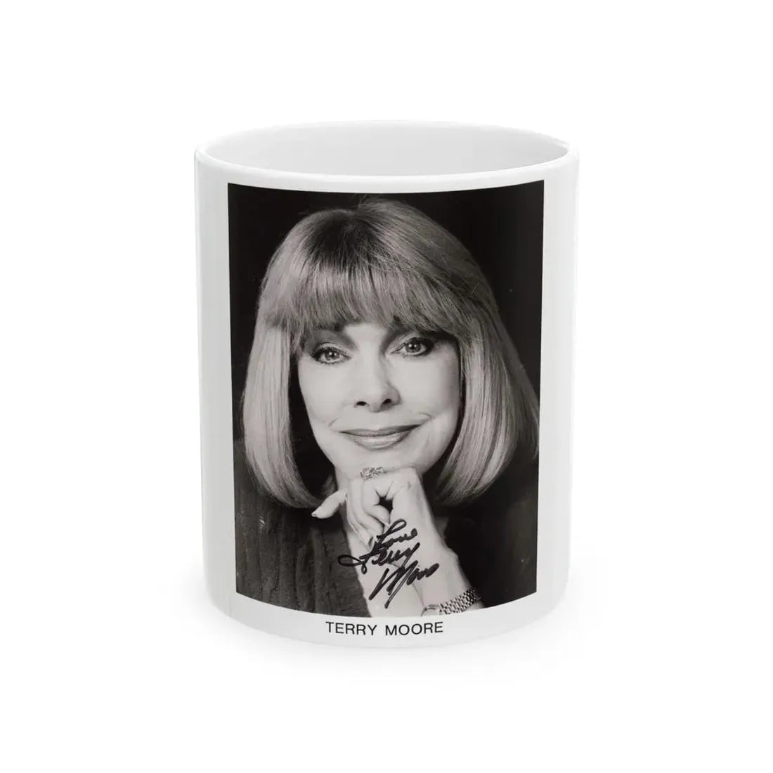 Terry Moore #30 (Vintage Female Icon) White Coffee Mug 11oz - Go Mug Yourself