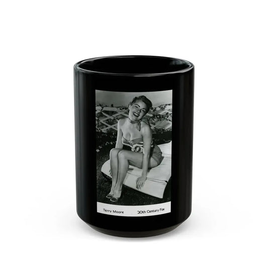 Terry Moore #300 (Vintage Female Icon) Black Coffee Mug 15oz - Go Mug Yourself