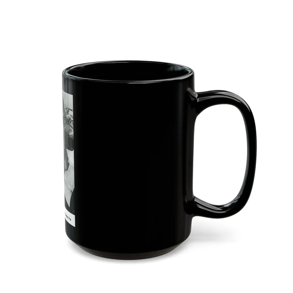 Terry Moore #300 (Vintage Female Icon) Black Coffee Mug-Go Mug Yourself