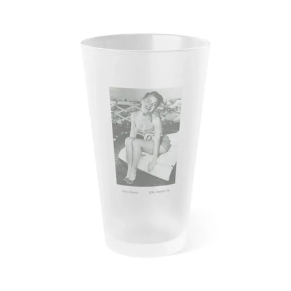 Terry Moore #300 (Vintage Female Icon) Frosted Pint Glass 16oz 16oz Frosted - Go Mug Yourself