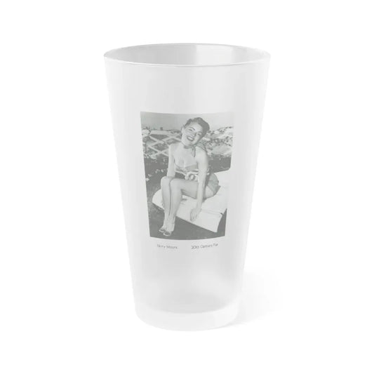 Terry Moore #300 (Vintage Female Icon) Frosted Pint Glass 16oz 16oz Frosted - Go Mug Yourself