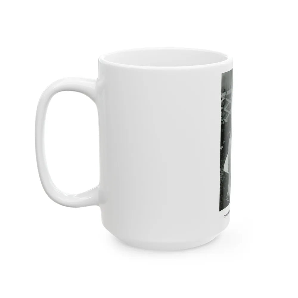 Terry Moore #300 (Vintage Female Icon) White Coffee Mug-Go Mug Yourself